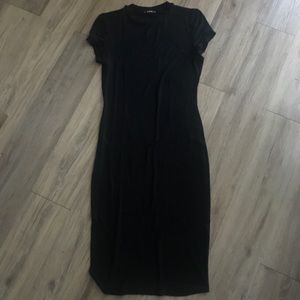 Black BodyCon Midi Dress